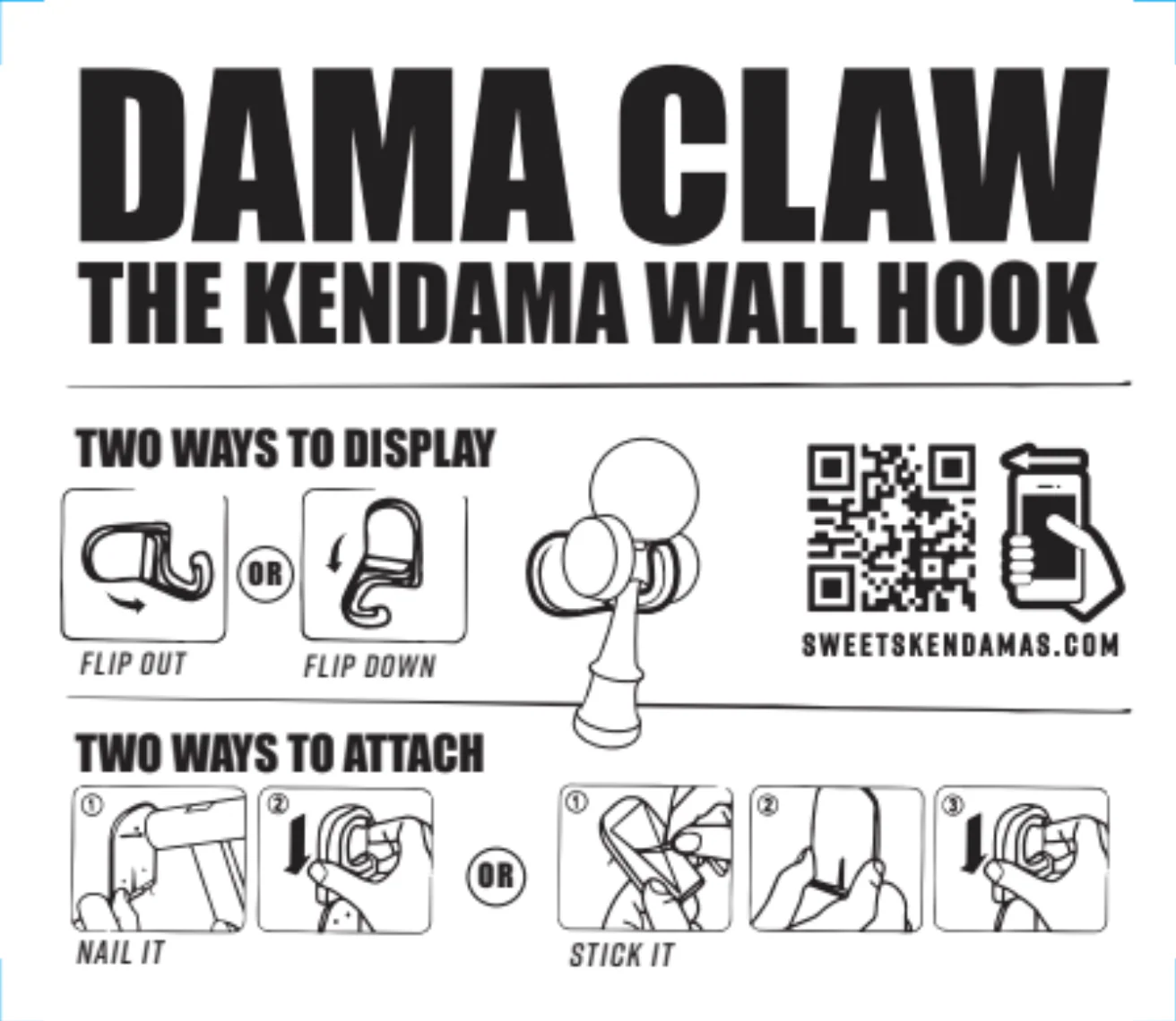 Dama Claw - The Kendama Wall Hook - Image 3